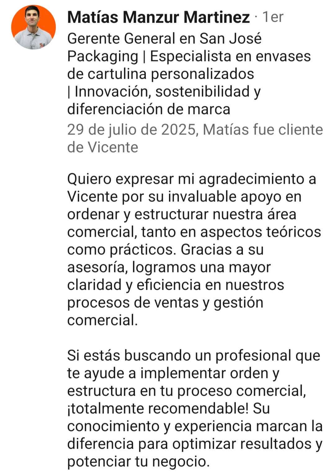 Testimonio