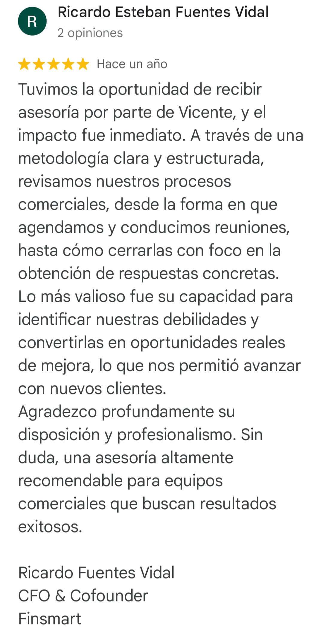 Testimonio
